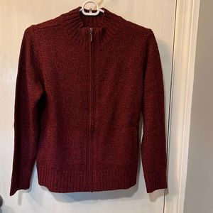 Karen Scott Merlot Cardigan Size XS